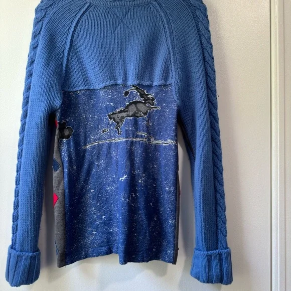 Creole Women’s Full Zipper Wool Blend Sweater Jacket Size 1 - Picture 4 of 10